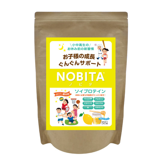 NOBITAソイプロテイン - はちみつレモン味 600g