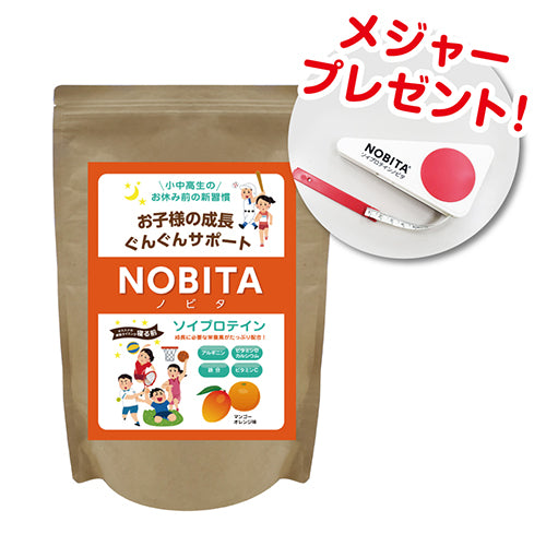 NOBITAソイプロテイン - マンゴーオレンジ味 600g